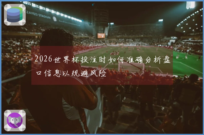 2026世界杯投注时如何准确分析盘口信息以规避风险