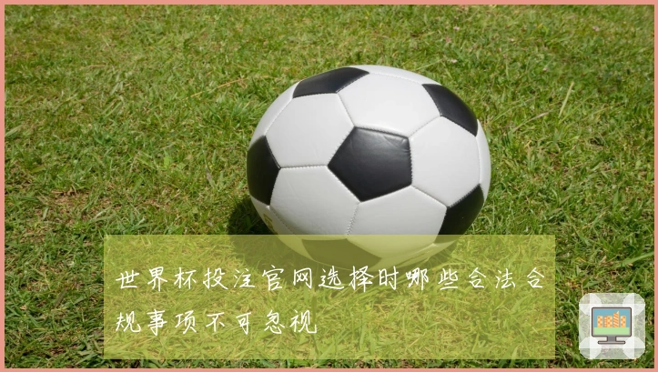 世界杯投注官网选择时哪些合法合规事项不可忽视